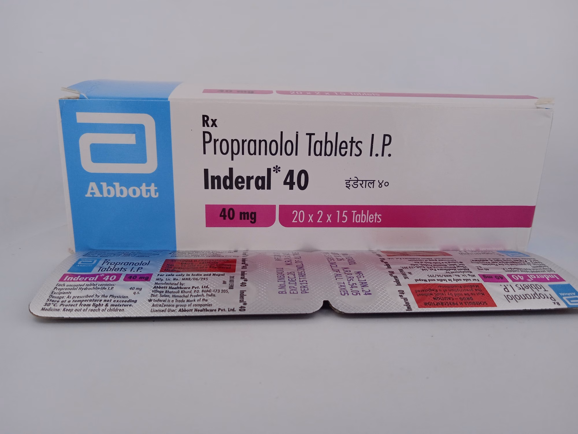 INDERAL 40MG - 15 TABLET - Image 3