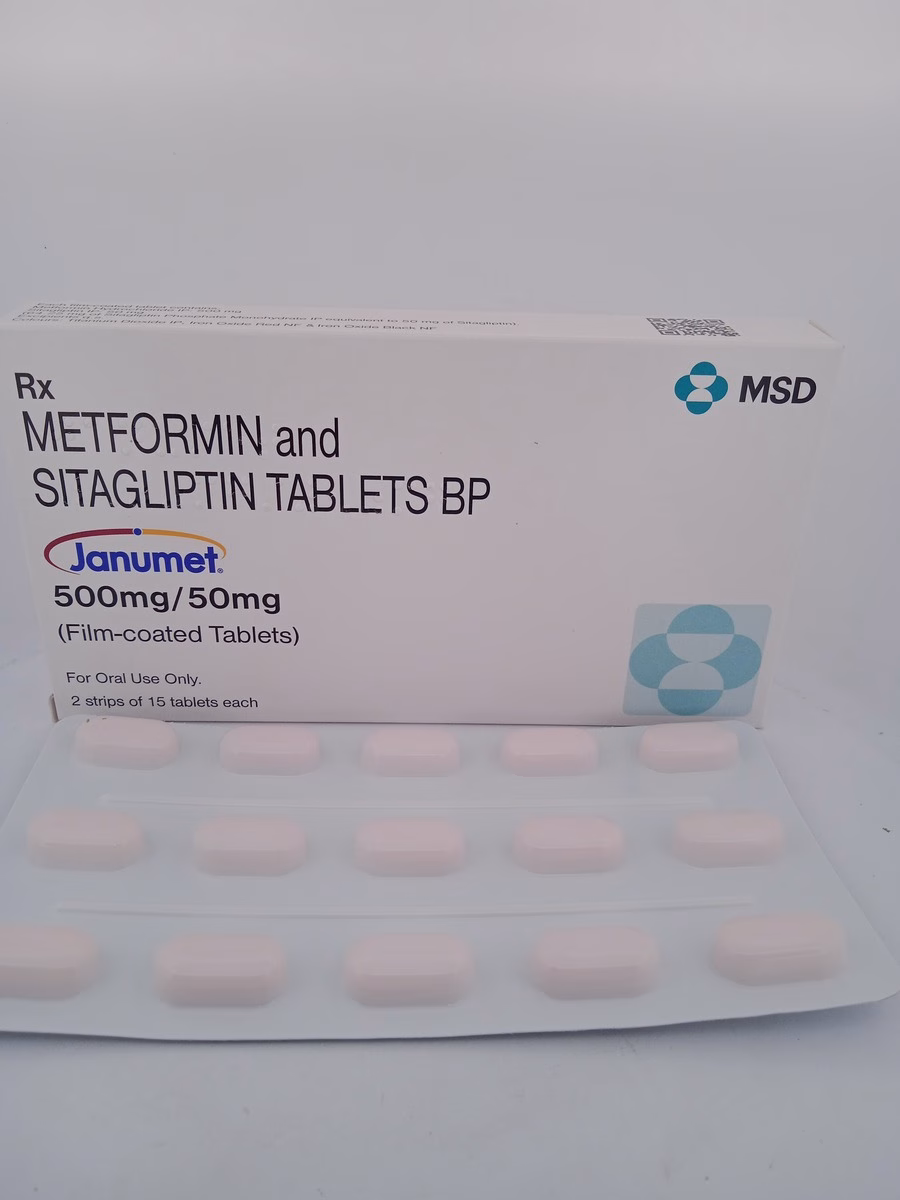 JANUMET 500MG/50MG - 15 TABLETS - Image 2