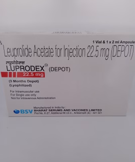 LUPRODEX DEPOT 22.5 MG - 1 VIAL AND 1 AMPOULE OF 2ML