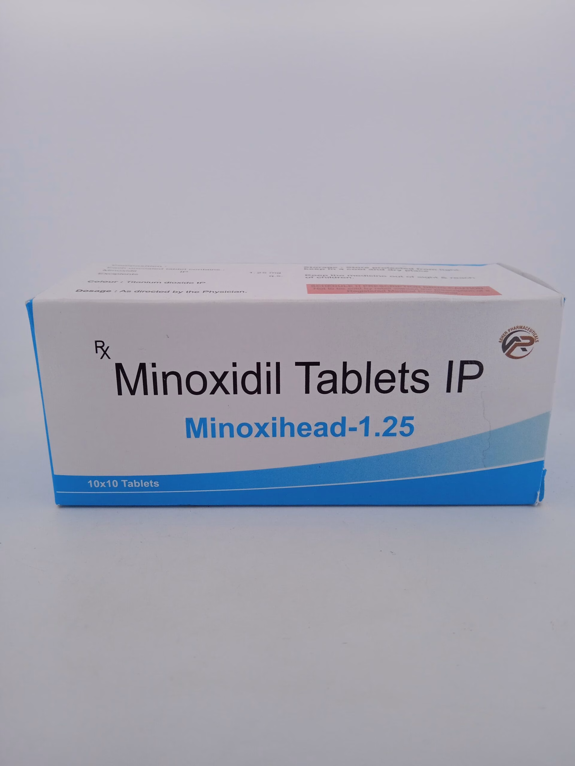 MINOXIHEAD 1.25 MG - 10 TABLETS