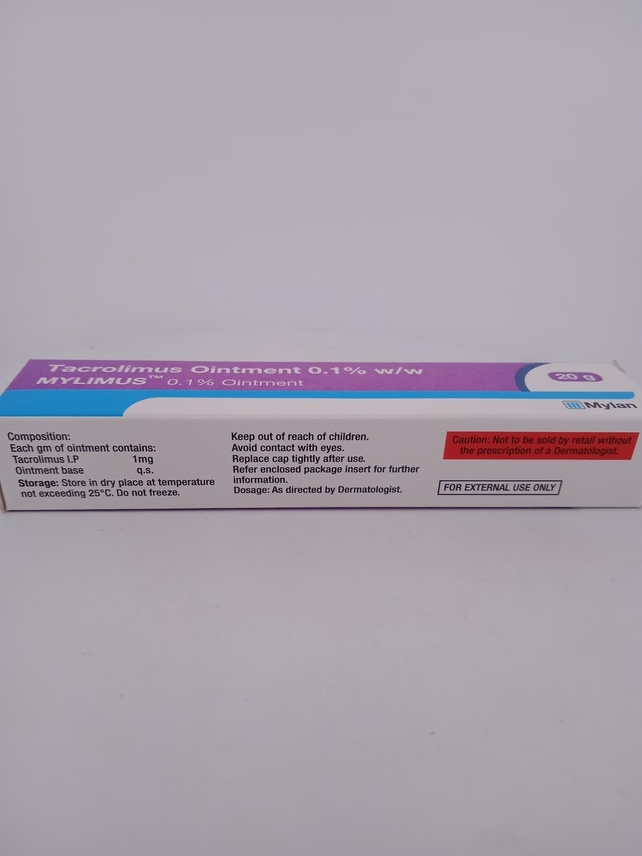 MYLIMUS 0.1% OINTMENT - 1 TUBE OF 20GM - Image 4
