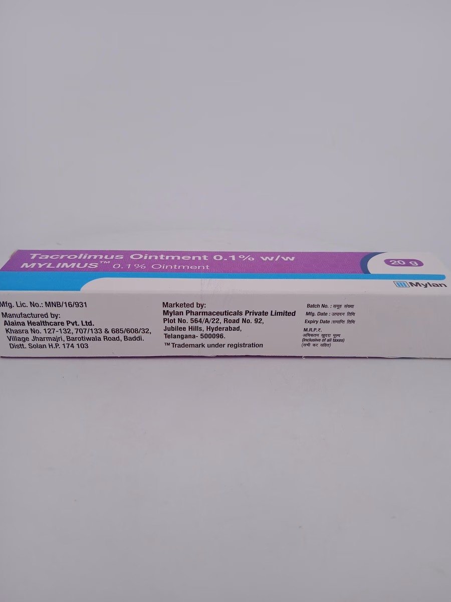 MYLIMUS 0.1% OINTMENT - 1 TUBE OF 20GM - Image 3