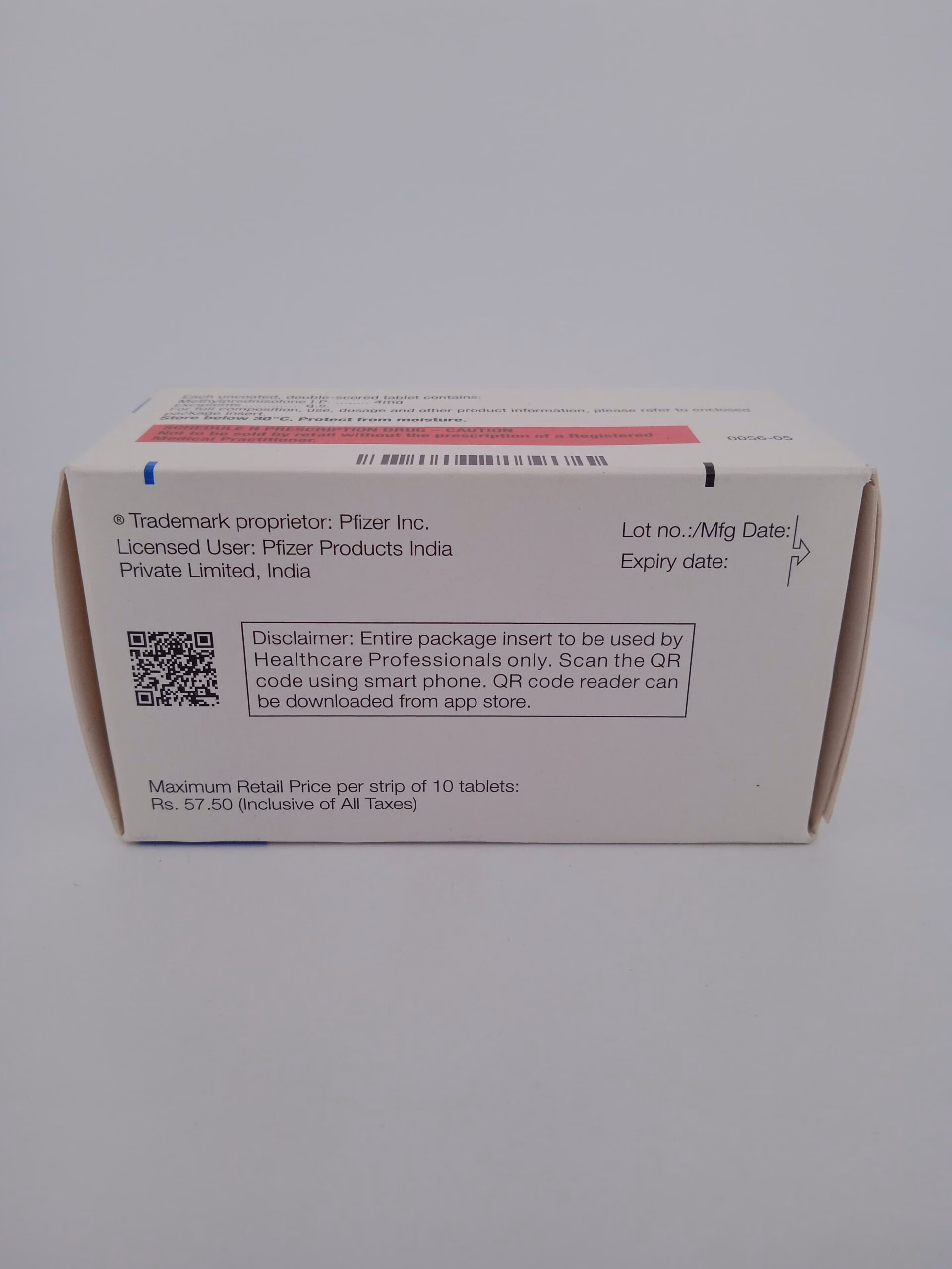MEDROL 4 MG - 10 TABLETS - Image 2