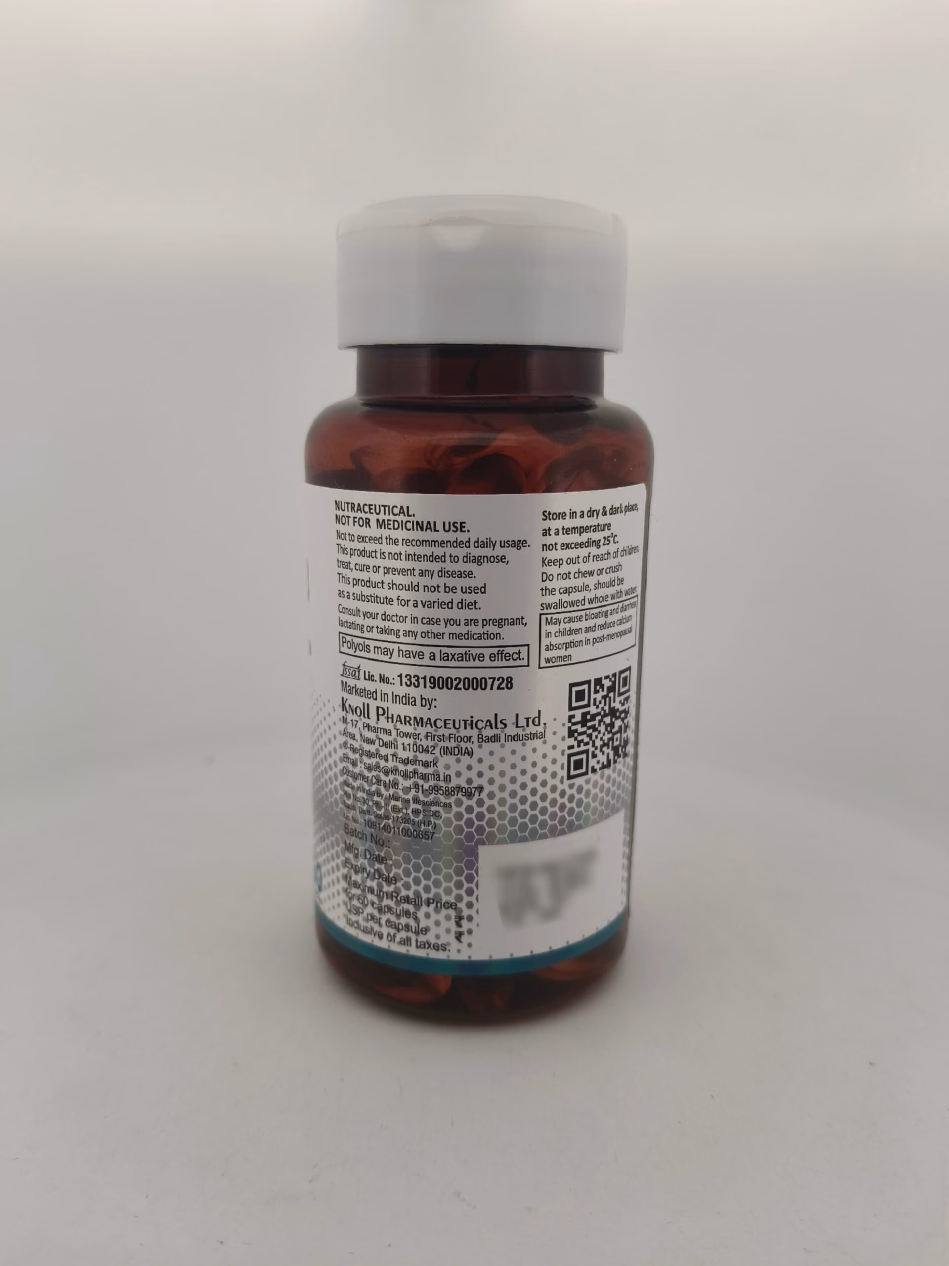 NUTRINOL OMEGA-3 FISH OIL - 1 BOTTLE OF 60 CAPSULES - Image 4