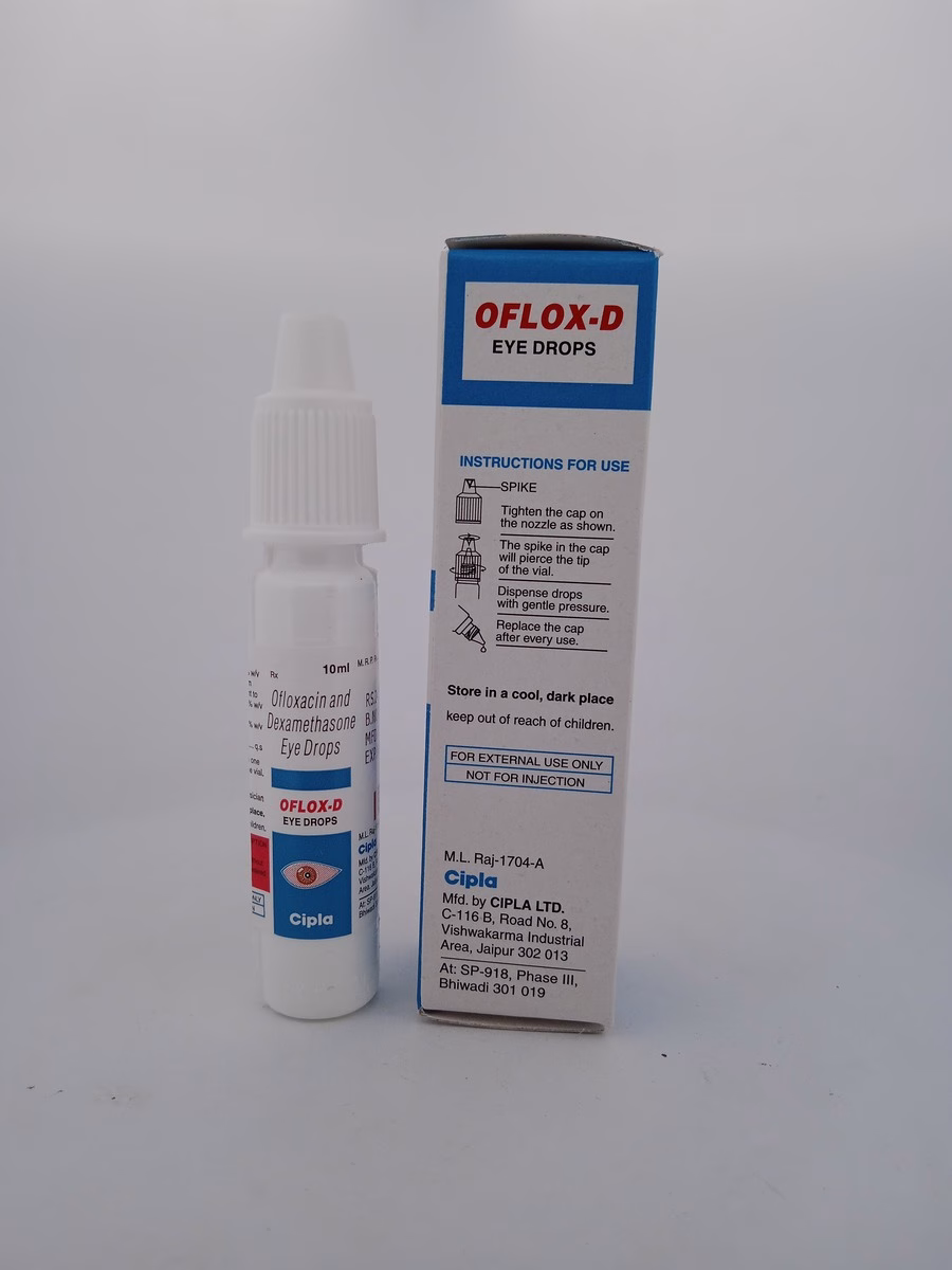 OFLOX-D EYE DROPS - 1 BOTTLE OF 10ML - Image 3