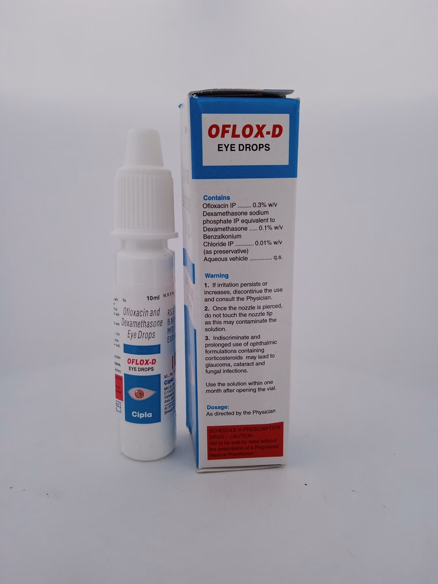 OFLOX-D EYE DROPS - 1 BOTTLE OF 10ML - Image 4