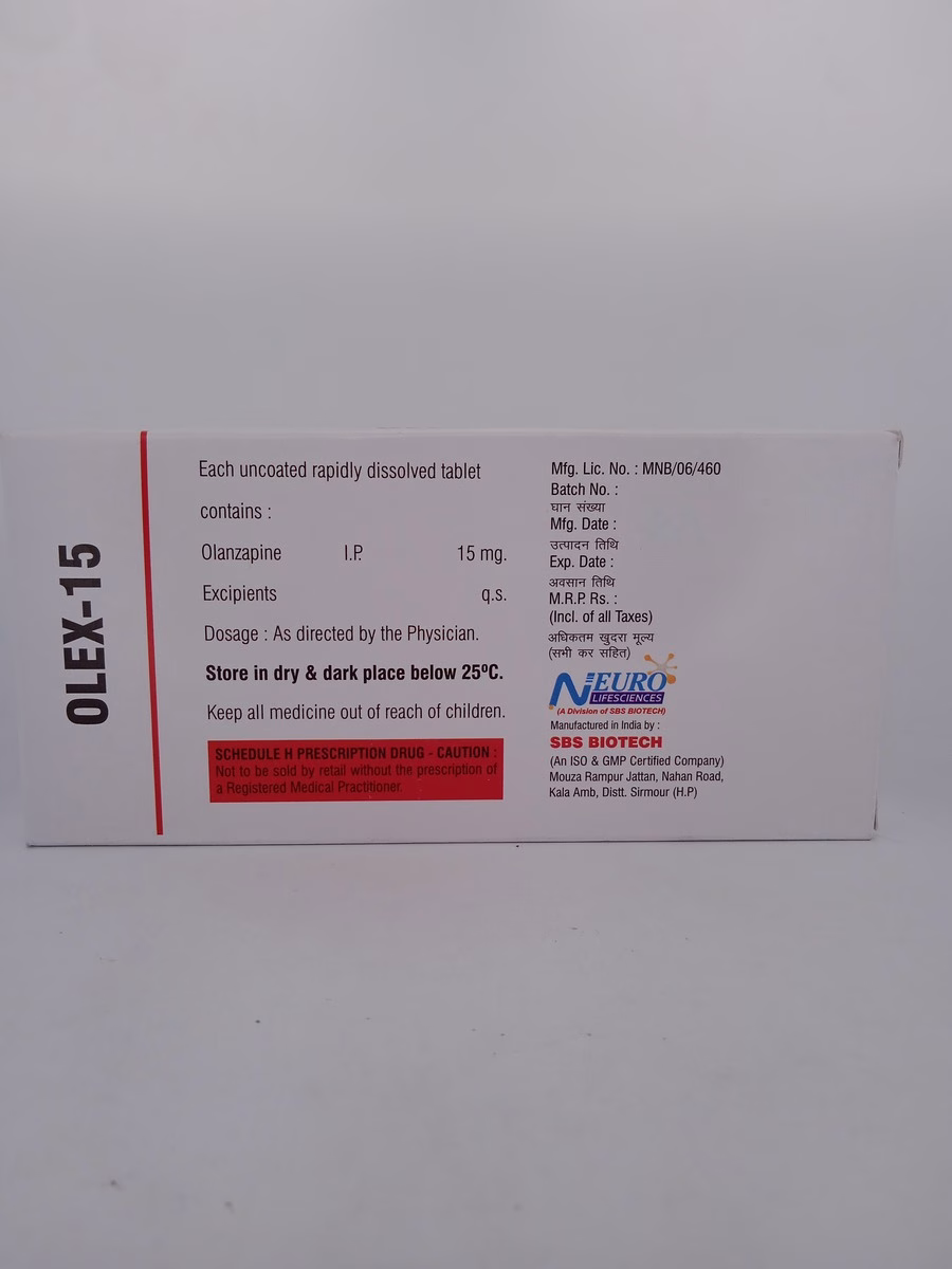 OLEX 15 MG - 10 TABLETS - Image 4