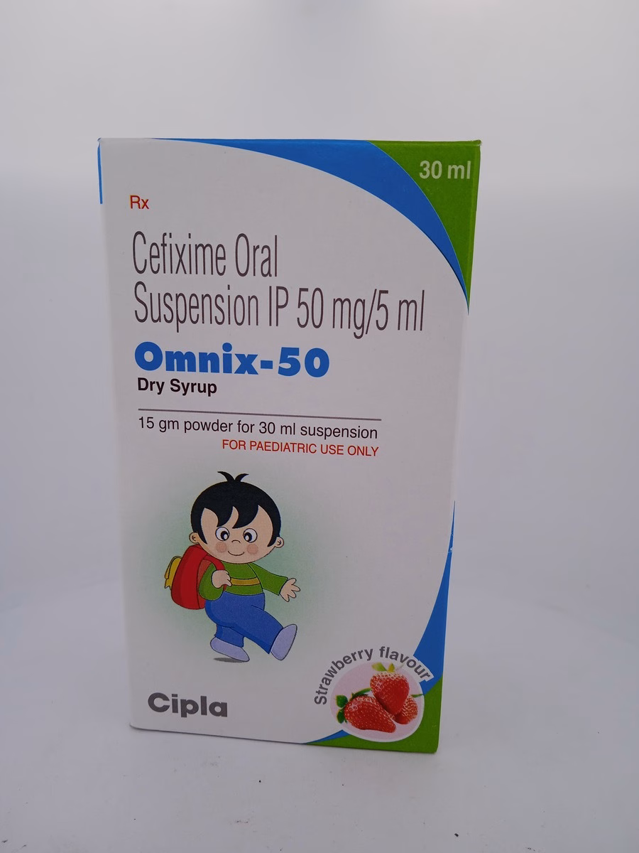 OMNIX-50 DRY SYRUP - 1 BOTTLE OF 30ML