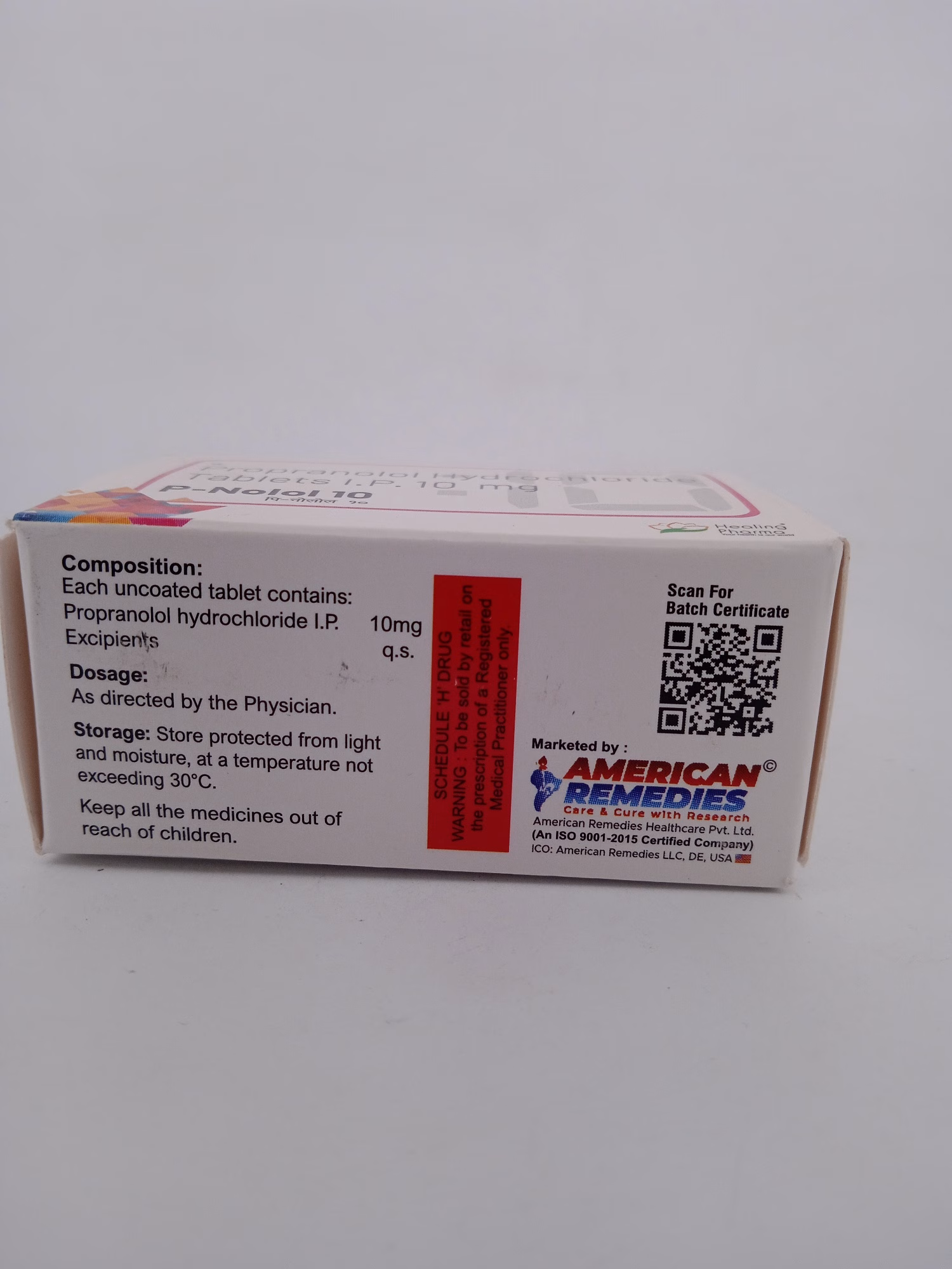 P-NOLOL 10 MG - 10 TABLETS - Image 4