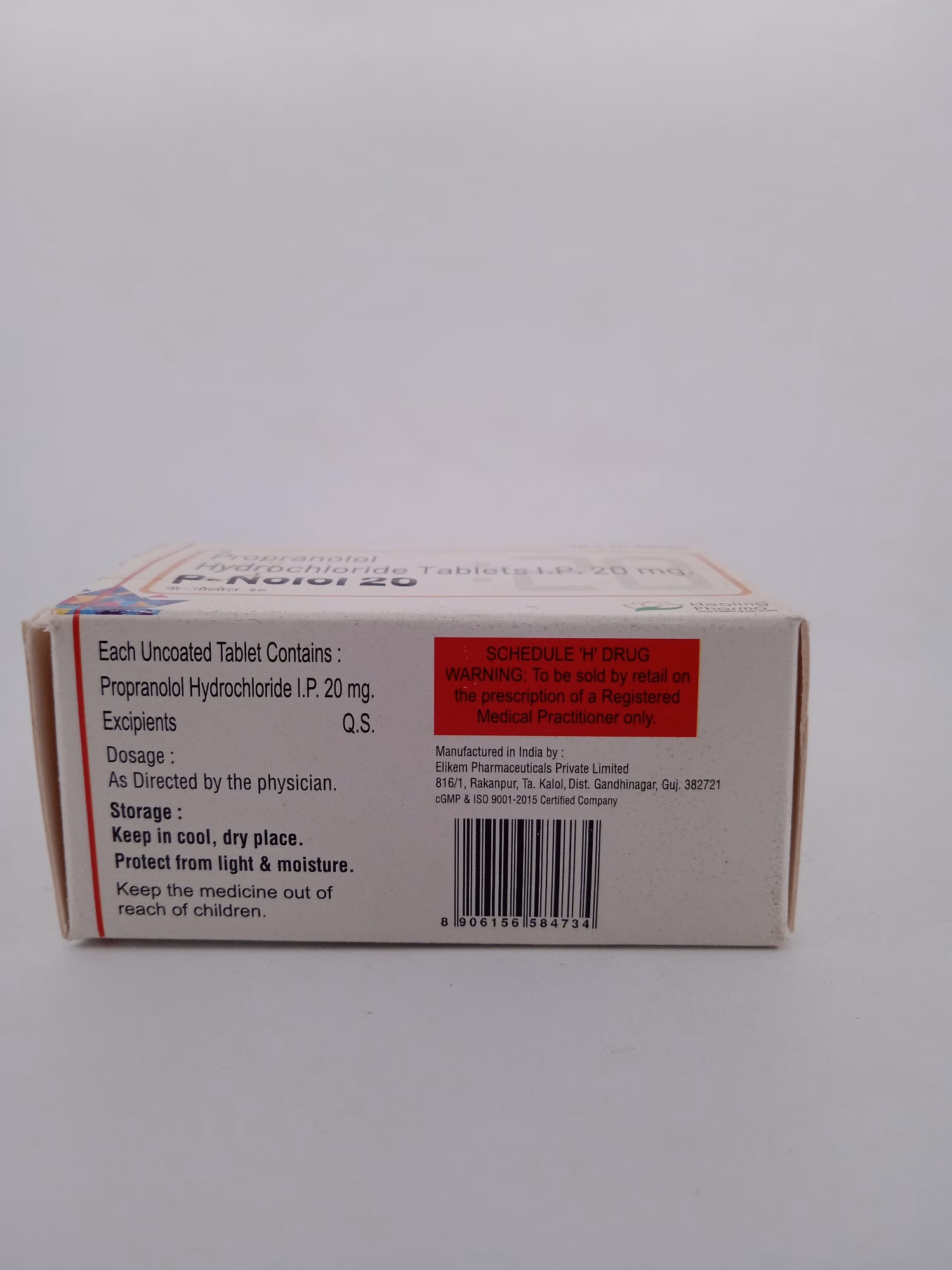 P-NOLOL 20 MG - 10 TABLETS - Image 4
