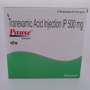 PAUSE INJECTION 500 MG - 1 AMPOULES OF 5ML EACH