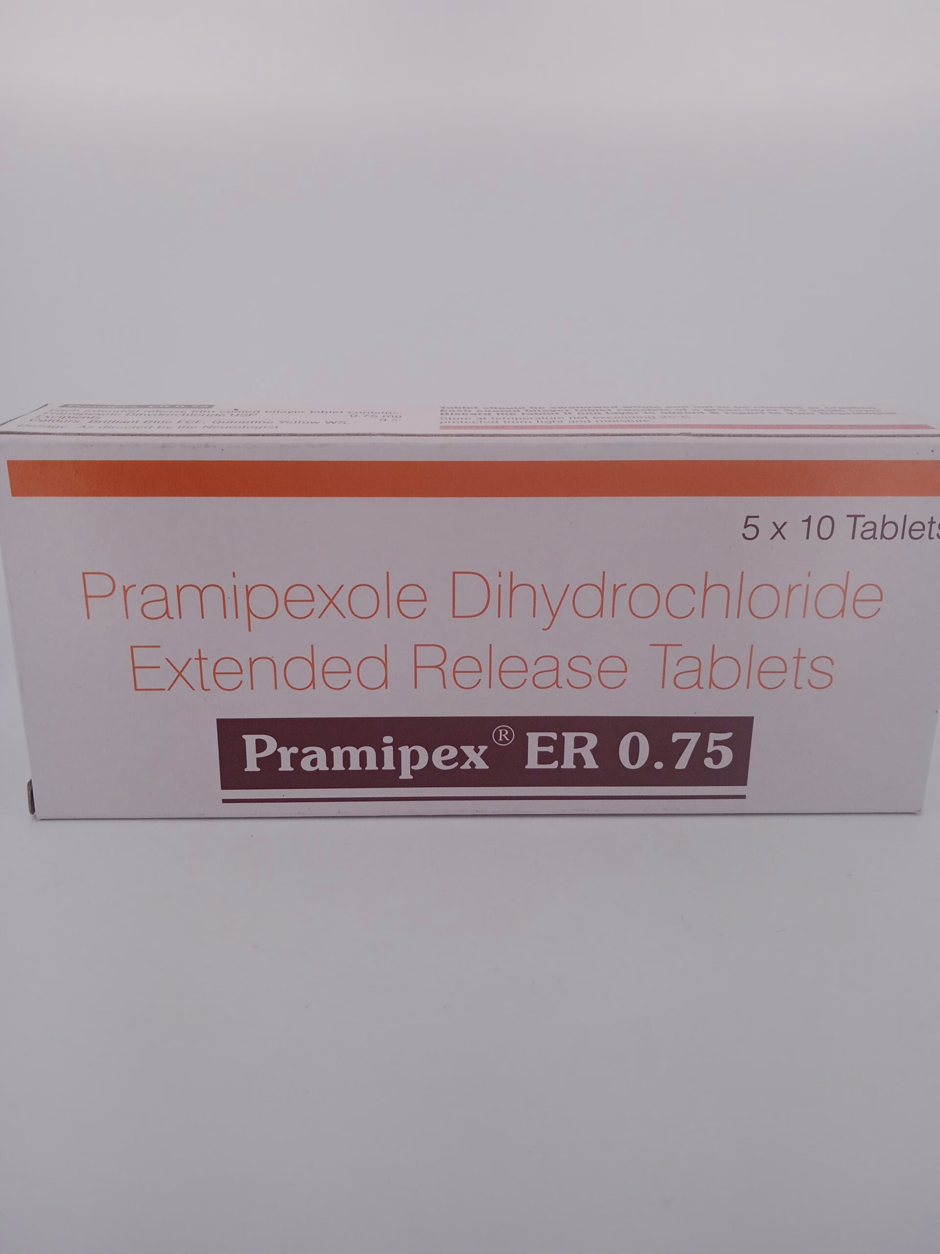 PRAMIPEX ER 0.75 MG – 10 TABLET