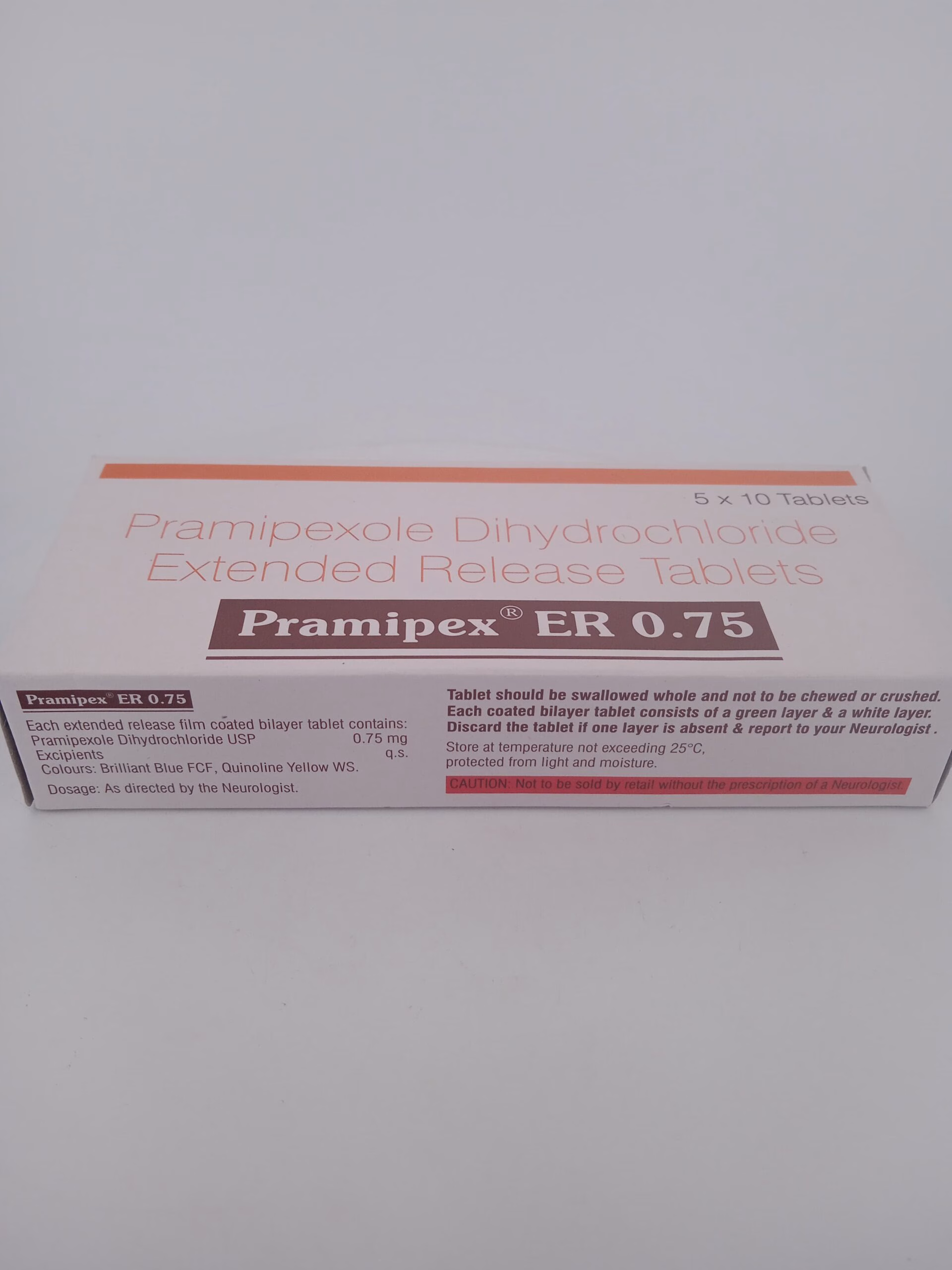 PRAMIPEX ER 0.75 MG – 10 TABLET - Image 4