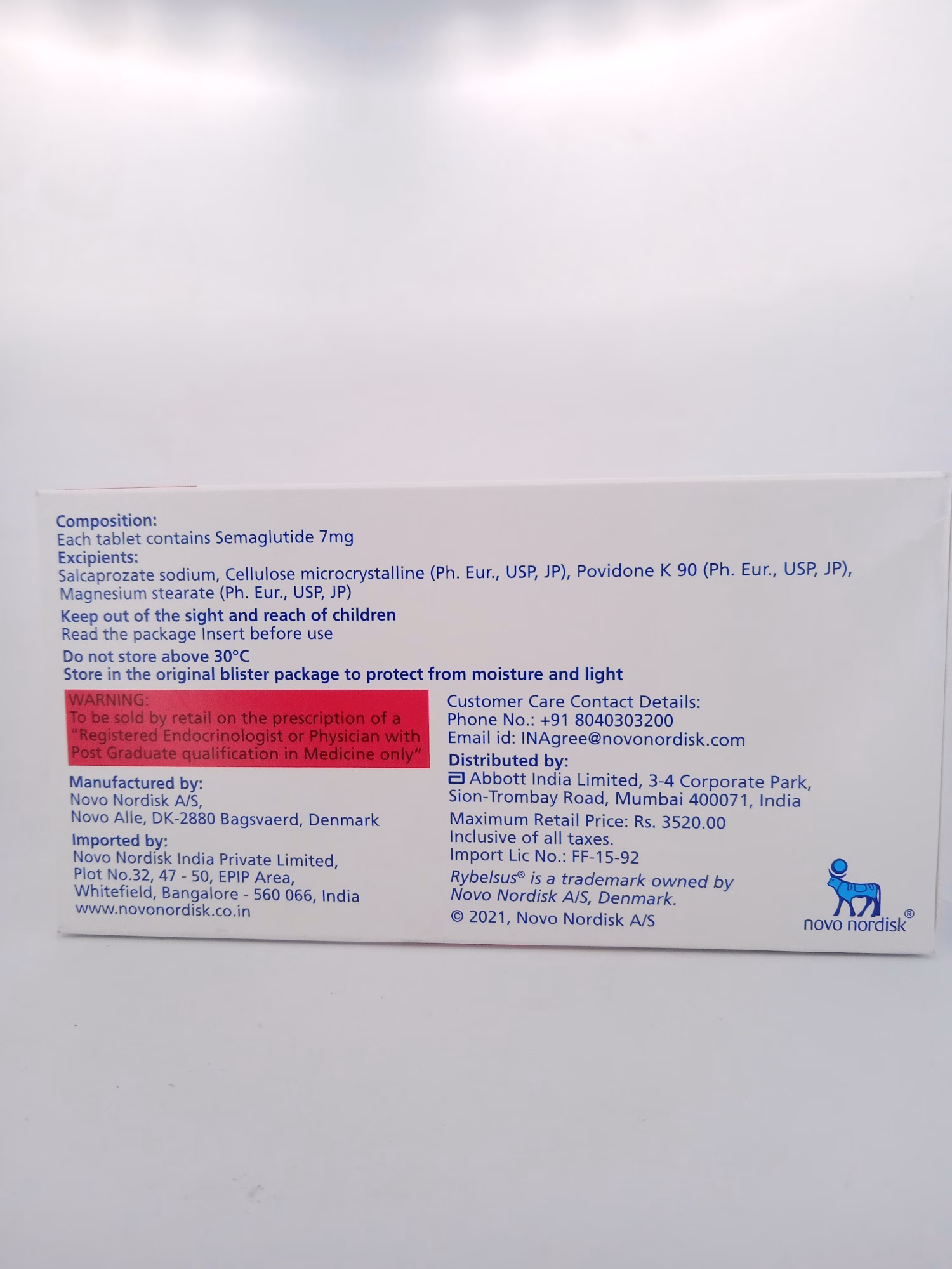 RYBELSUS 7 MG - 10 TABLET - Image 2