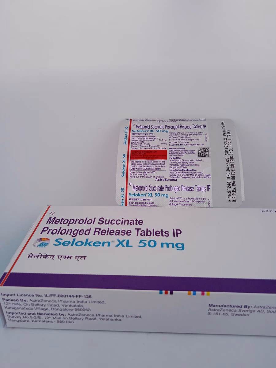 SELOKEN XL 50 MG - 30 TABLETS - Image 4