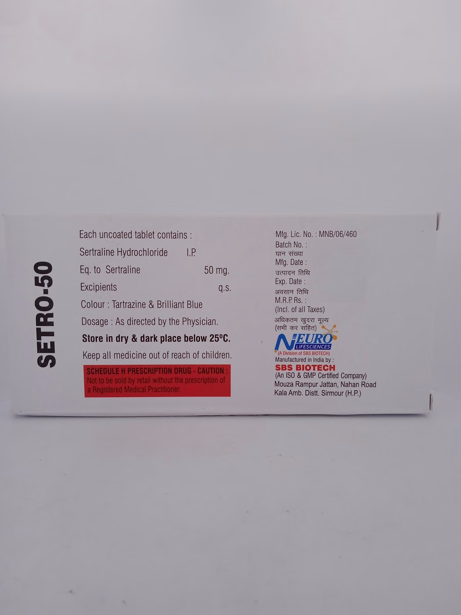 SETRO 50 MG - 10 TABLETS - Image 4