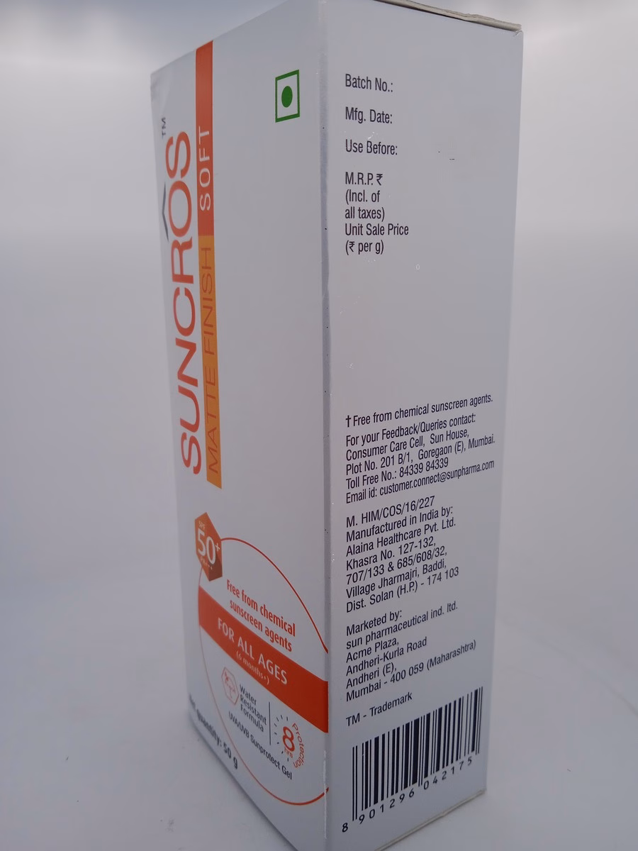 SUNCROS MATTE FINISH SOFT - 1 TUBE OF 50g - Image 4