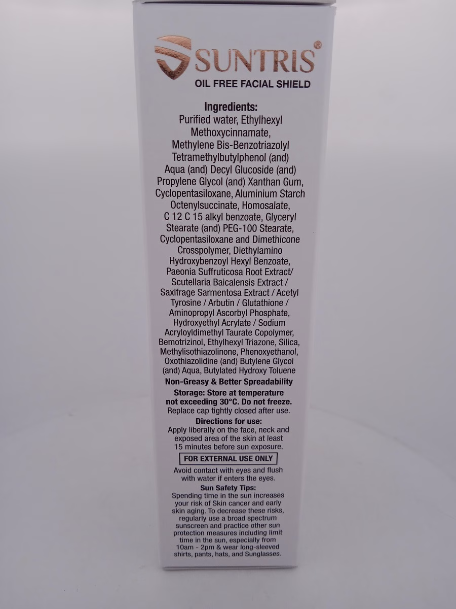 SUNTRIS OIL FREE FACIAL SHIELD - 1 TUBE OF 50GM - Image 2