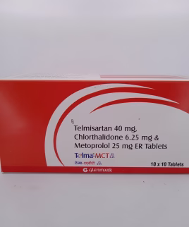 TELMA-MCT 25/6.25 - 10 TABLETS