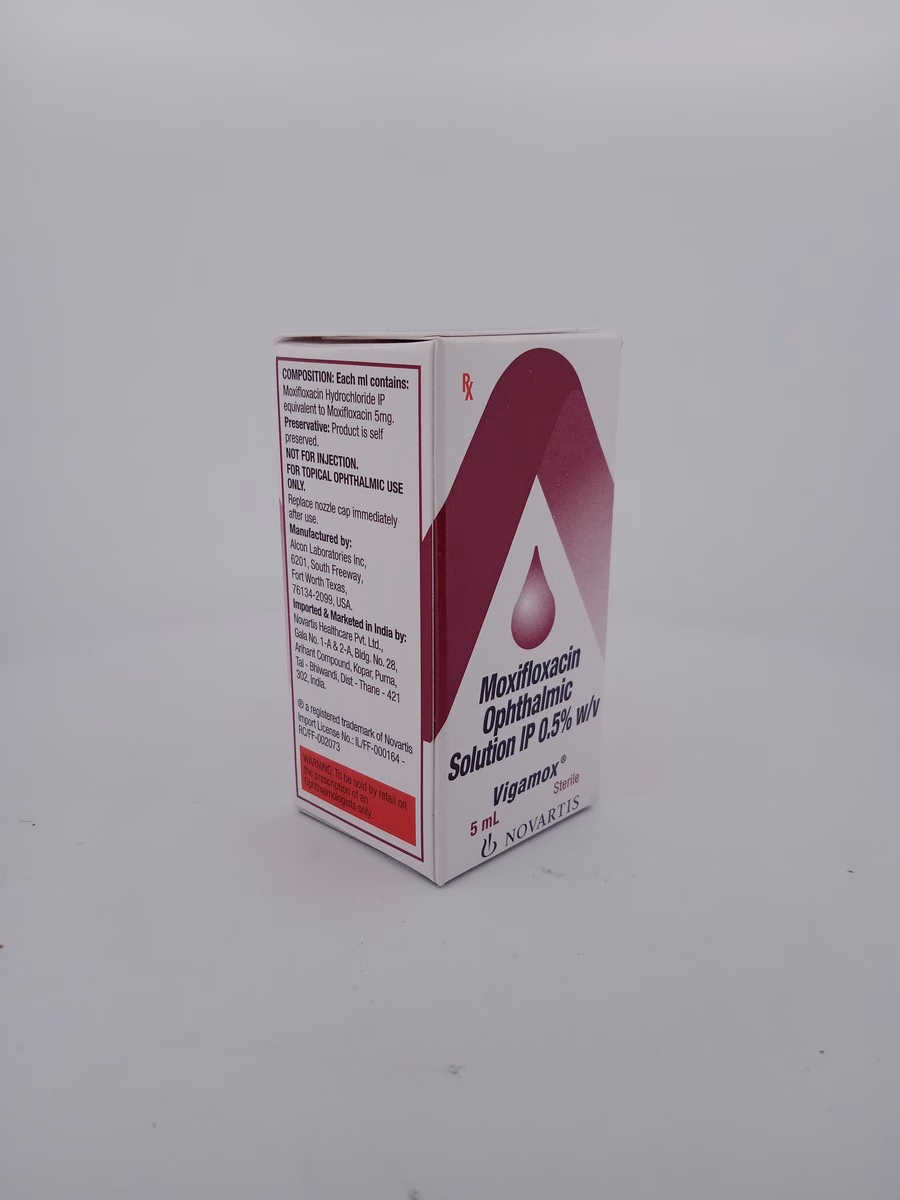 VIGAMOX 5 MG - 1 BOTTLE OF 5ML - Image 2