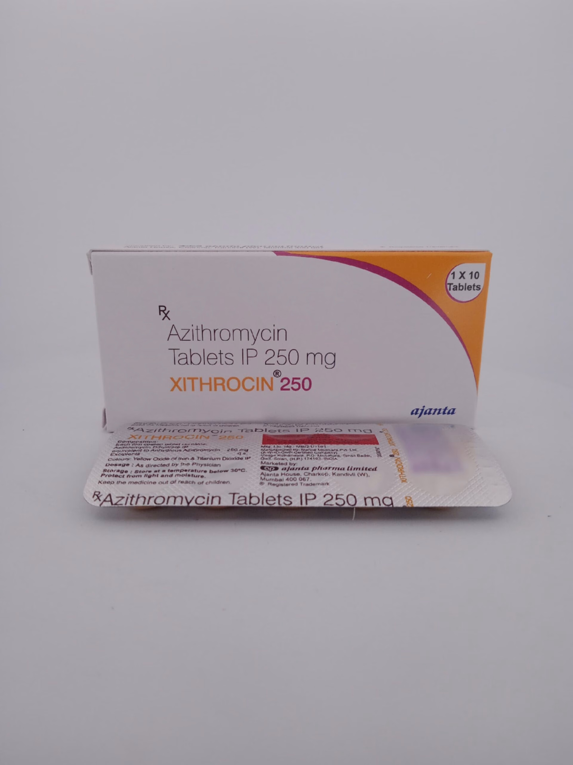 XITHROCIN 250 MG - 10 TABLETS - Image 3