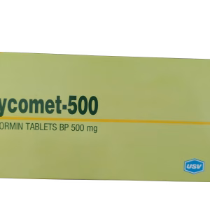 GLYCOMET 500MG - 10 TABLETS