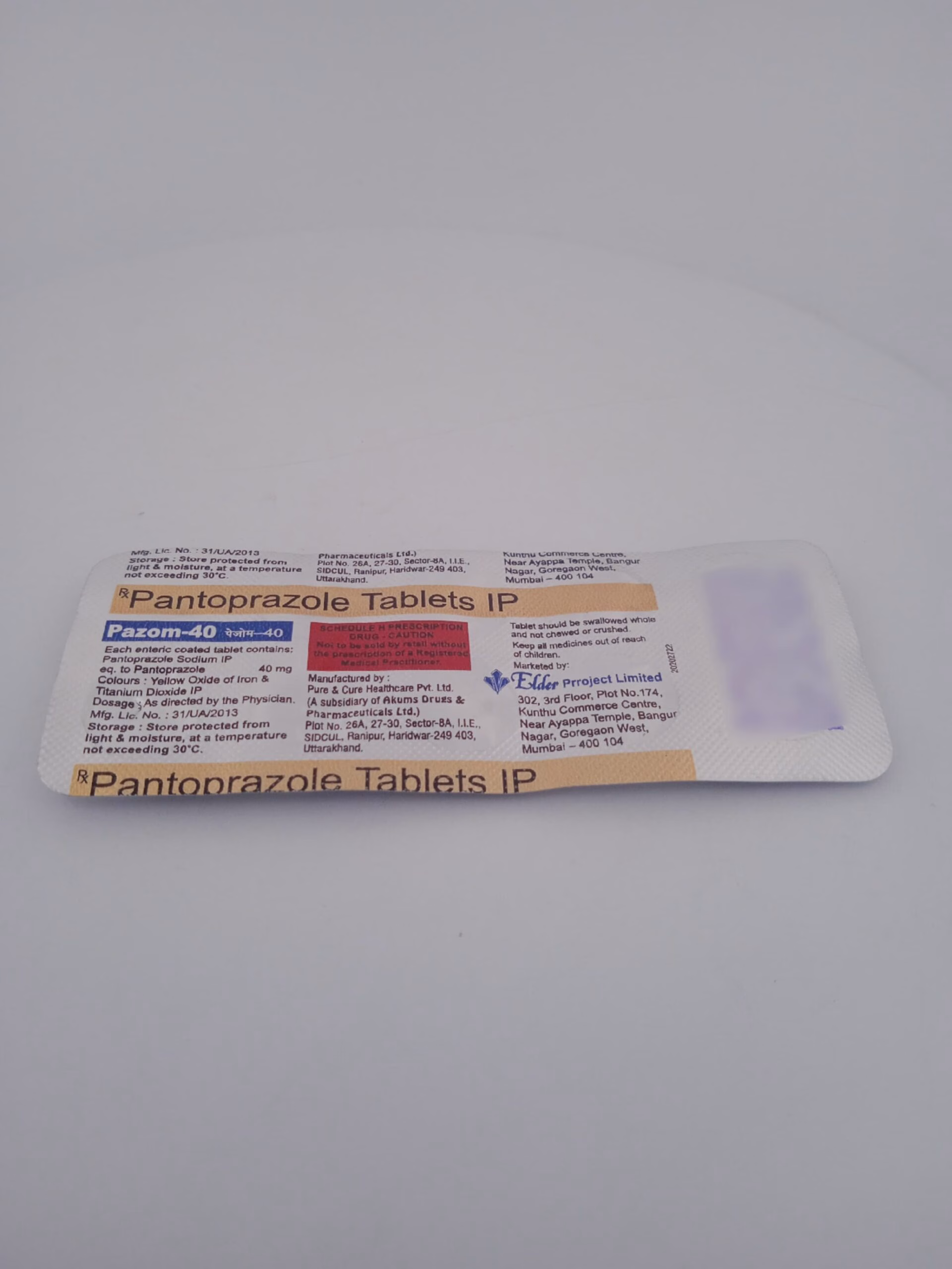 PAZOM 40 MG - 10 TABLETS - Image 4